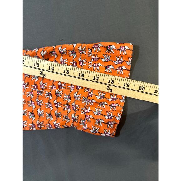 Jaclyn Smith Blouse long sleeve or 3/4 rolled up casual button elephant xl - Picture 9 of 10